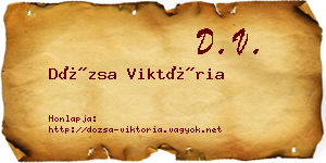 Dózsa Viktória névjegykártya